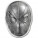Fiji SPIDER-MAN 3D MASK MARVEL COMICS series SUPERHEROES MASKS Silver coin $5 Antique finish 2019 Concave shaped 2 oz